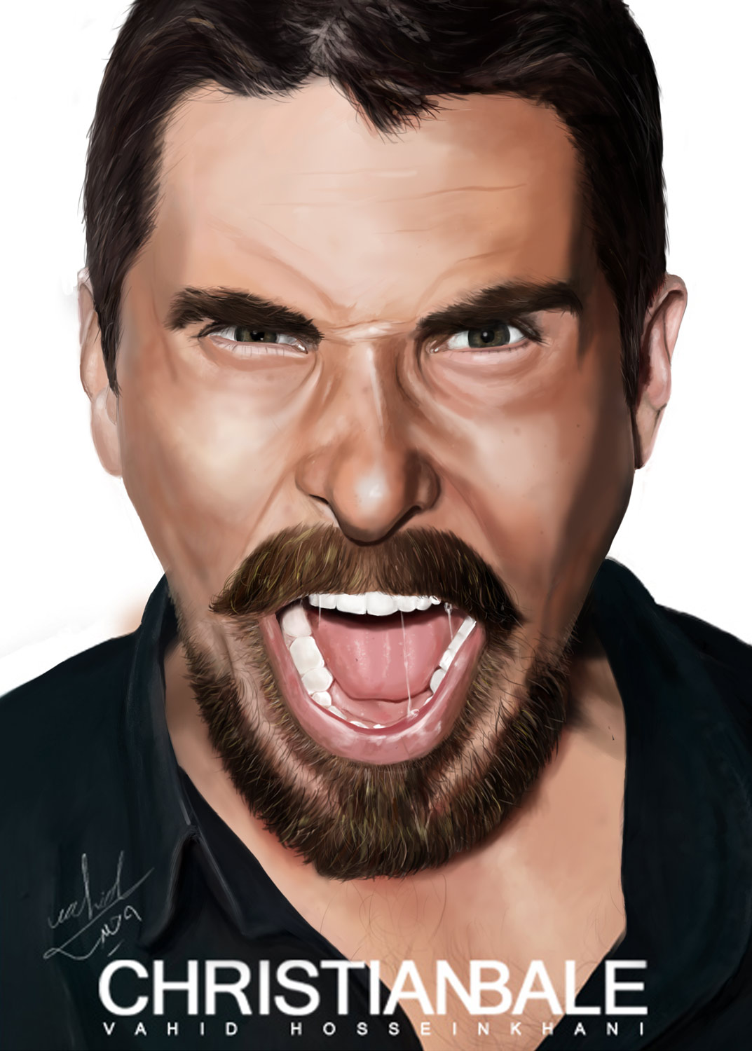 Christian Bale (Digital Painting)